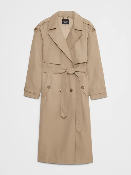 Lightweight Beige Trench Coat
